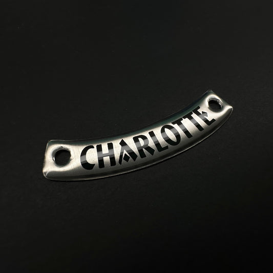 Charlotte - Divas Championship Replica Basic Customized Nameplate